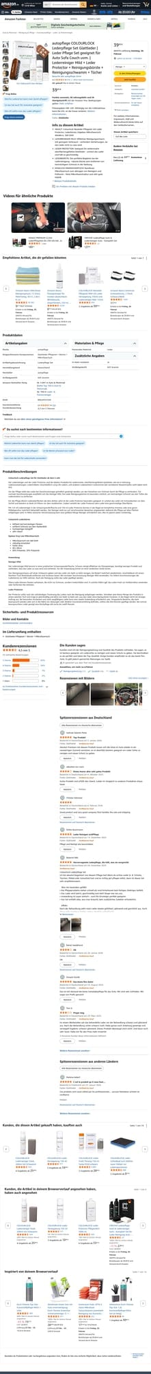 Amazon product page